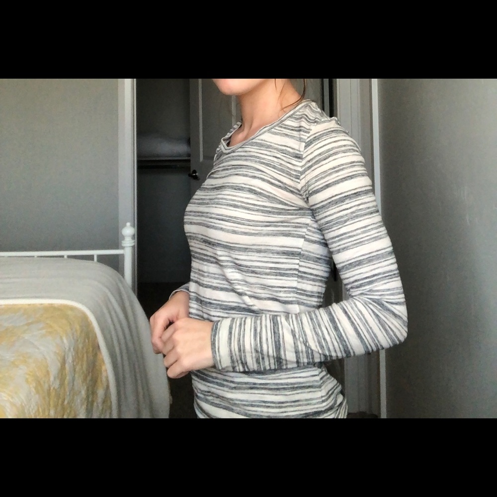 Black and white striped shirt